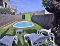 grass, outdoor, swimming pool, furniture, table, pool, chair